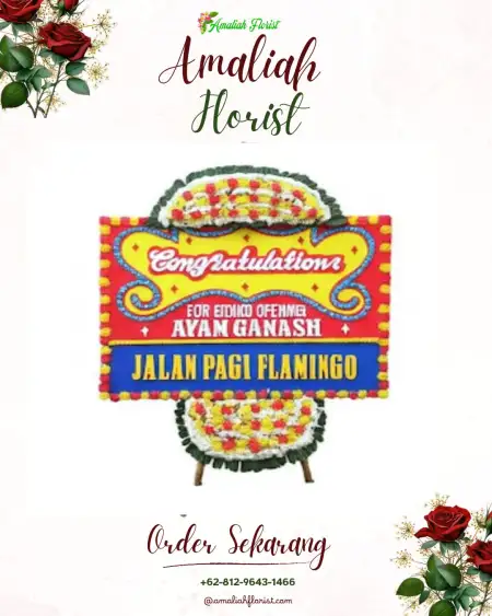 Sewa Papan Bunga Basilam Baru