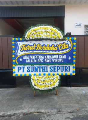 Papan Bunga Duka di Basilam Baru